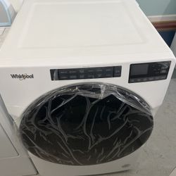 New Whirlpool 7.4 Cu. Ft. Electric Wrinkle Shield Dryer - WED5605MW