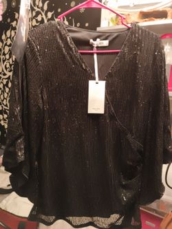 Women's dressy shirt black