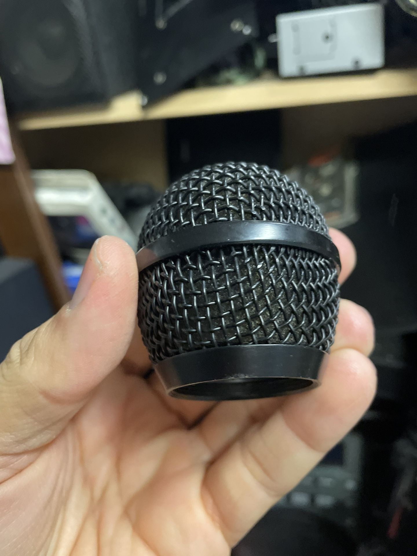 Grill replacement for microphone 