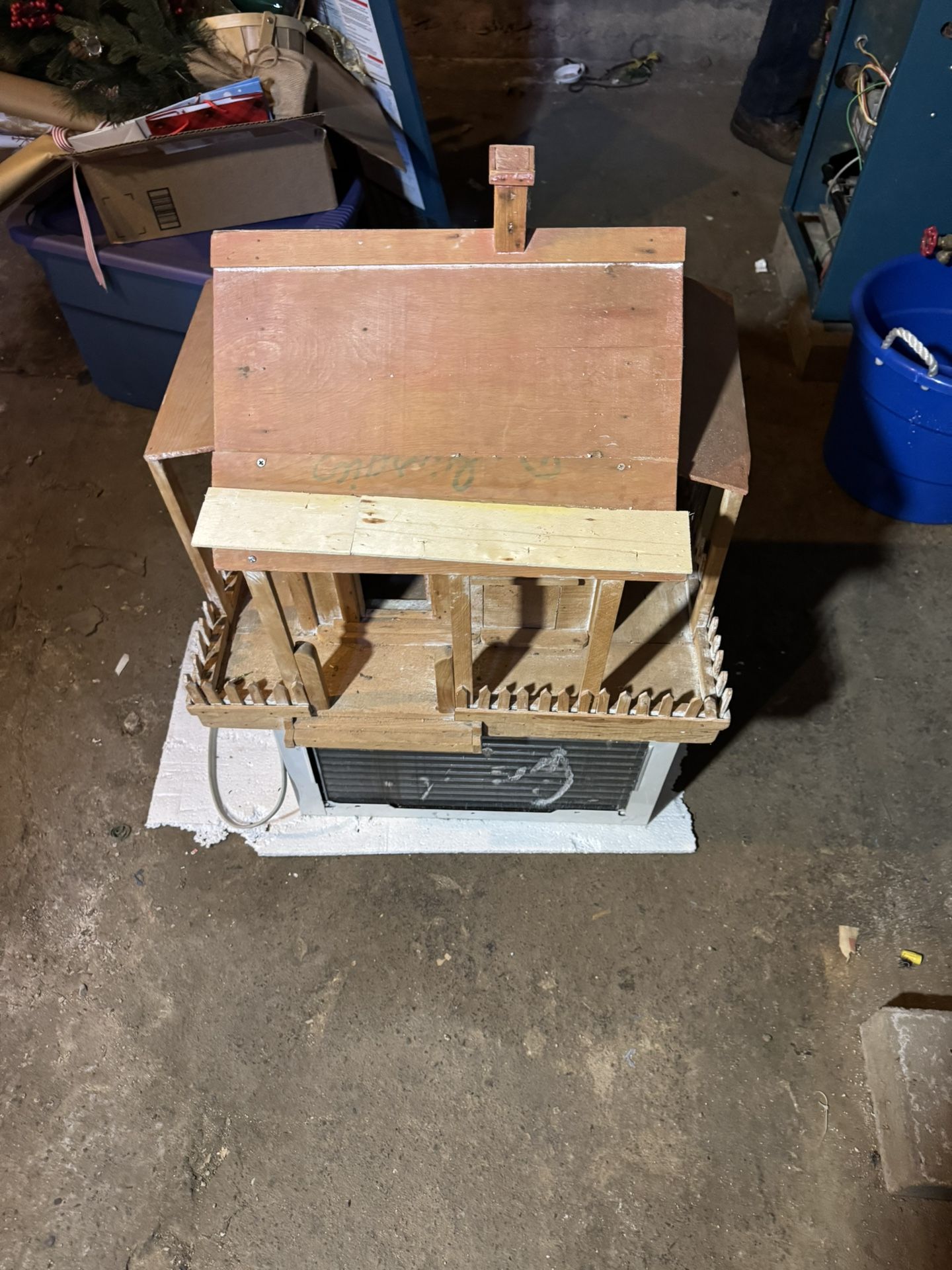 Antique Wood Dollhouse