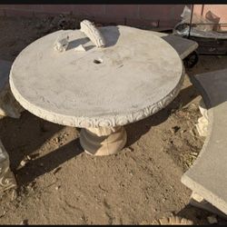 Cement Table Set