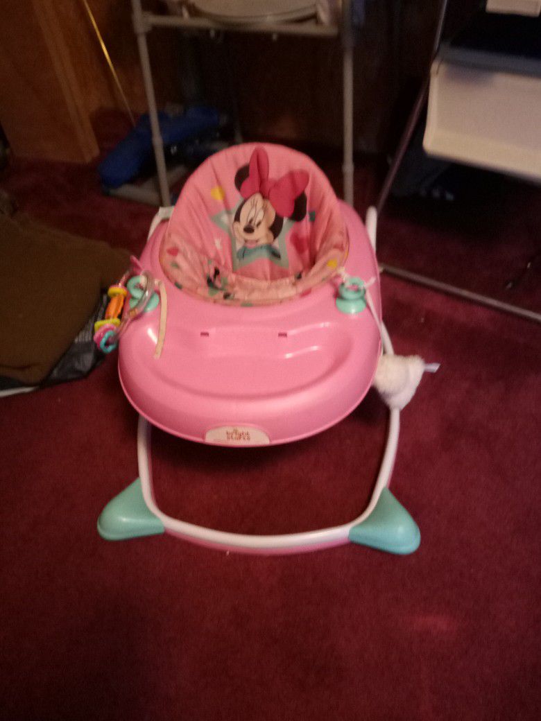Bright Star Minnie Mouse Walker Excellent Condition Used It A Handful Now She Is Walking Excellent Condition$15