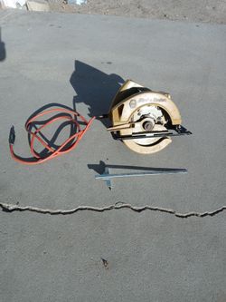 Black & Decker Circular Saw From 1970's.