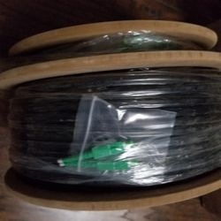 One Roll Of Simplex Fiber Cable  200ft. BRAND NEW!