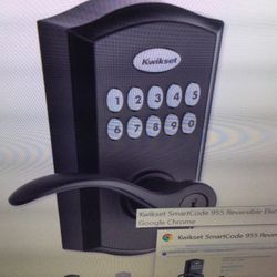 KWIKSET SMARTCODE 955 REVERSIBLE ELECTRONIC LEVER