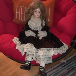 Life Size Antique Porcelain Doll