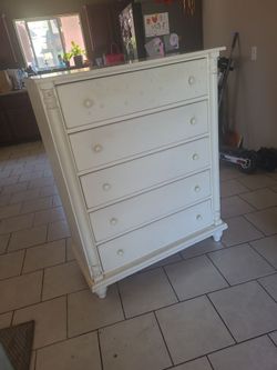 White Drawers