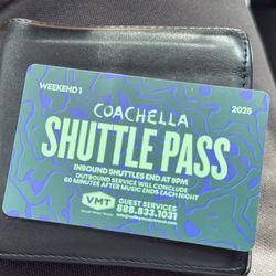 Coachella Weekend 1 Shuttle Pass