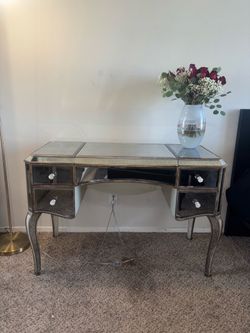 Vintage Mirrored Glass Vanity