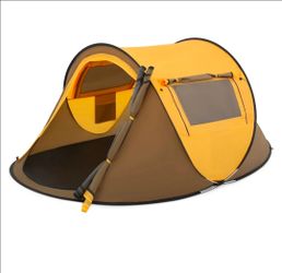 Pop Up tent 2 person Yellow