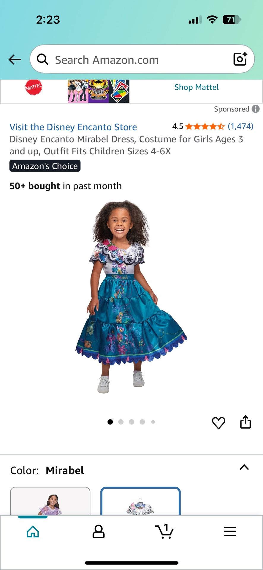 Mirabel Madrigal’s Dress Robe De Mirabel Madrigal