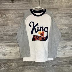 Gymboree Longsleeve shirt King Of Hearts Valentines Day - Kids Boys Size 7