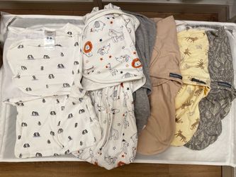 Baby Swaddle bundle 0-6 months Mix brands