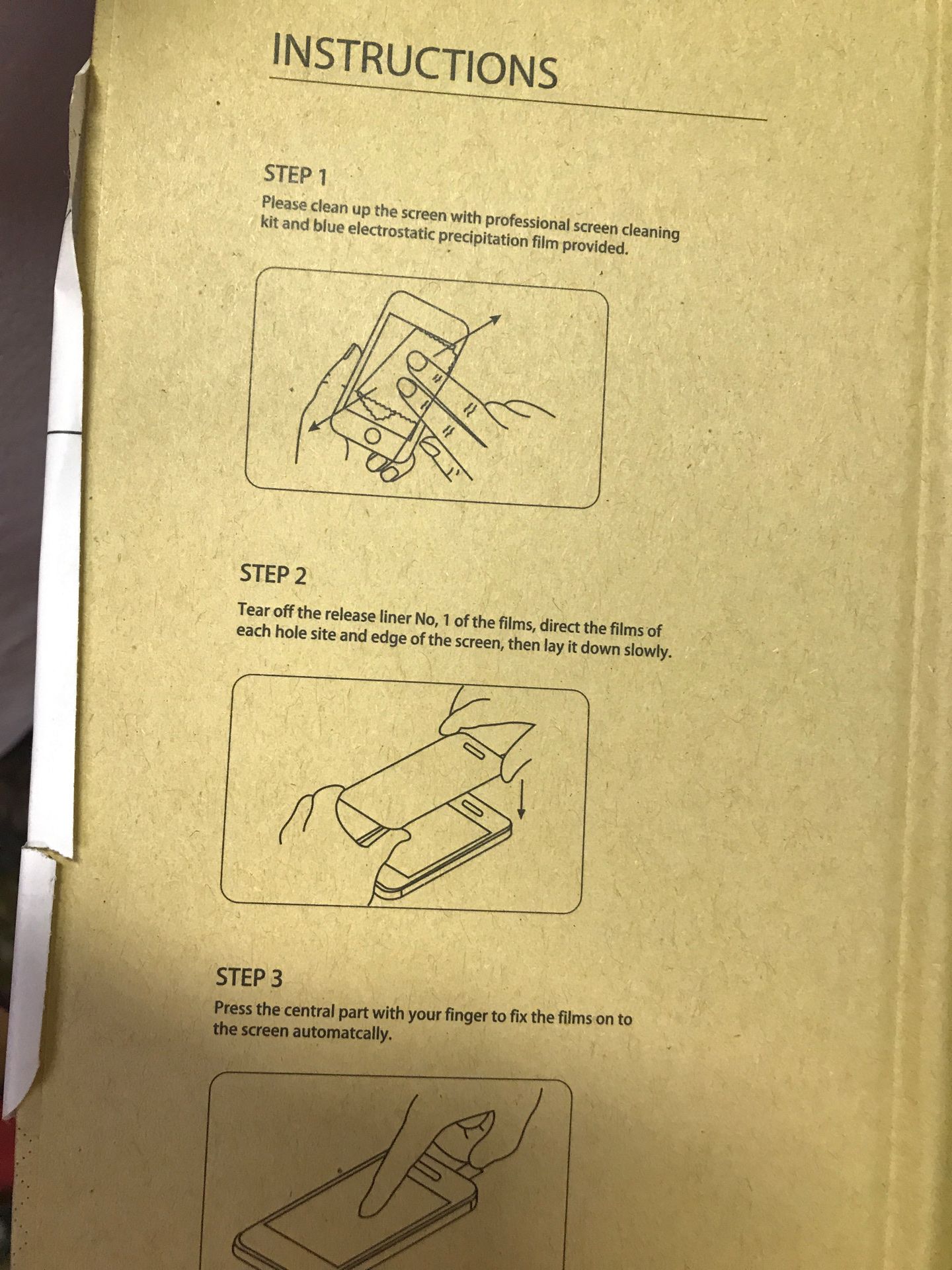 Glass screen protector