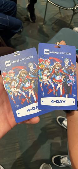 Two anime expo passes