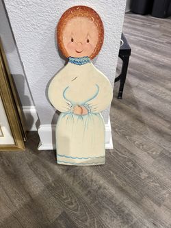 Vintage Wooden Angel