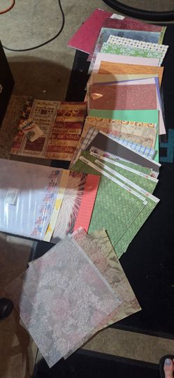 Scrapbook paper 12x12