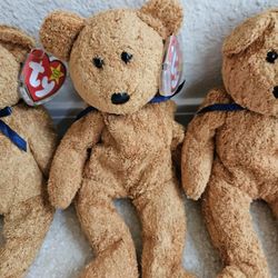 Beanie Babies Collection  Ty Beanie Babies  Retired Beanie Bears  FUZZ BEAR