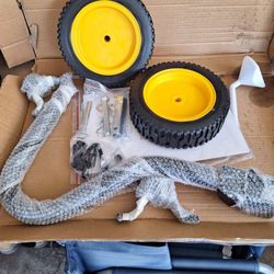 Handles and tires for a Dewalt generator 