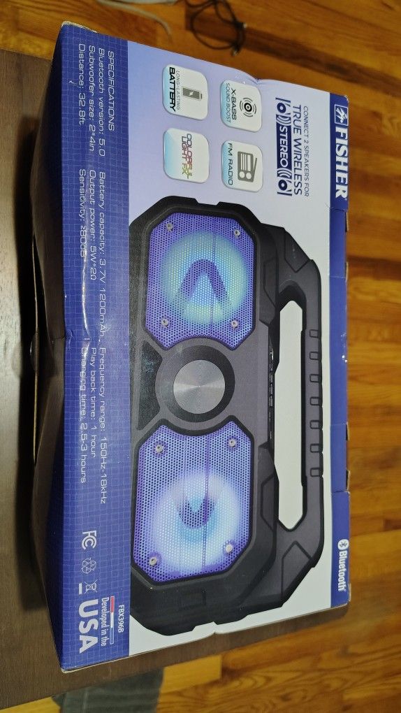 Bluetooth Boombox Speaker (Local Only)