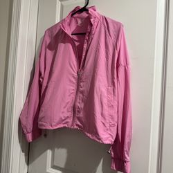 Vibrant Pink Bomber Jacket for Women size xs