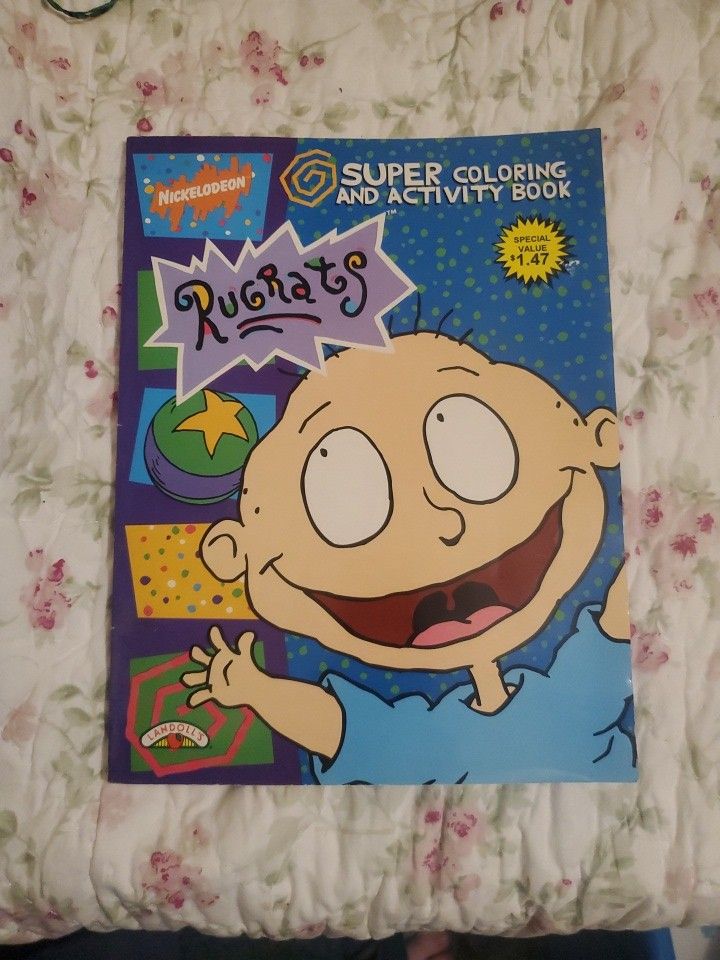 Vintage Unused Rugrats Coloring Book 1997