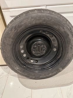 Compact Spare Tire Temporary Use Only