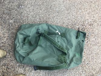 Green dufflebag