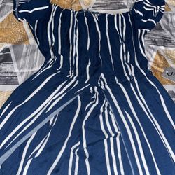 Summer dress off shoulders shorts with long tail