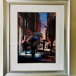 After The Rain Framed Print Painting