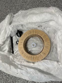 Natural Woven Pendant Light / Chandelier – Ceiling Light