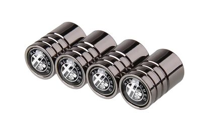 Car Accessories Car Wheel Tire Valve Stem Caps Valve Covers For Alfa Romeo 155 159 MITO Giulia GT Brera Spider Giulietta Stelvio