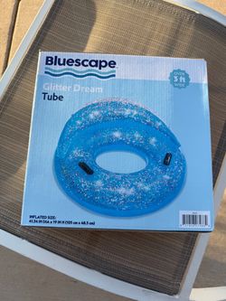 NEW Bluescape Glitter Dream Pool Tube – Large 41” Float