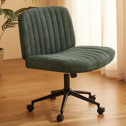 Green Dowinx Armless Criss Cross Chair