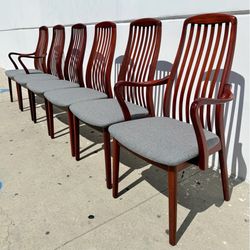 Mid-Century Danish Rosewood Dining Chairs