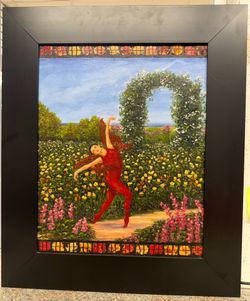 D. Boom 2007 Original Framed "Spring Woman Dance™