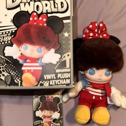 Dimoo World Vinyl Plush Keychain Minnie’s Balloon