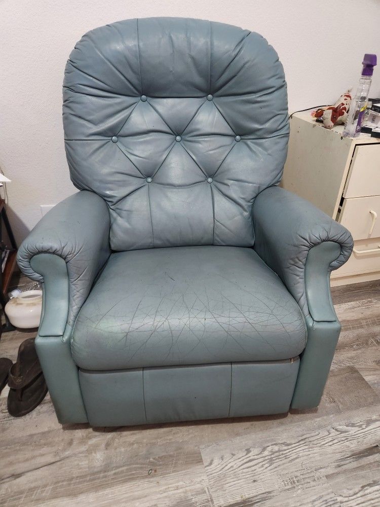 Blue Recliner