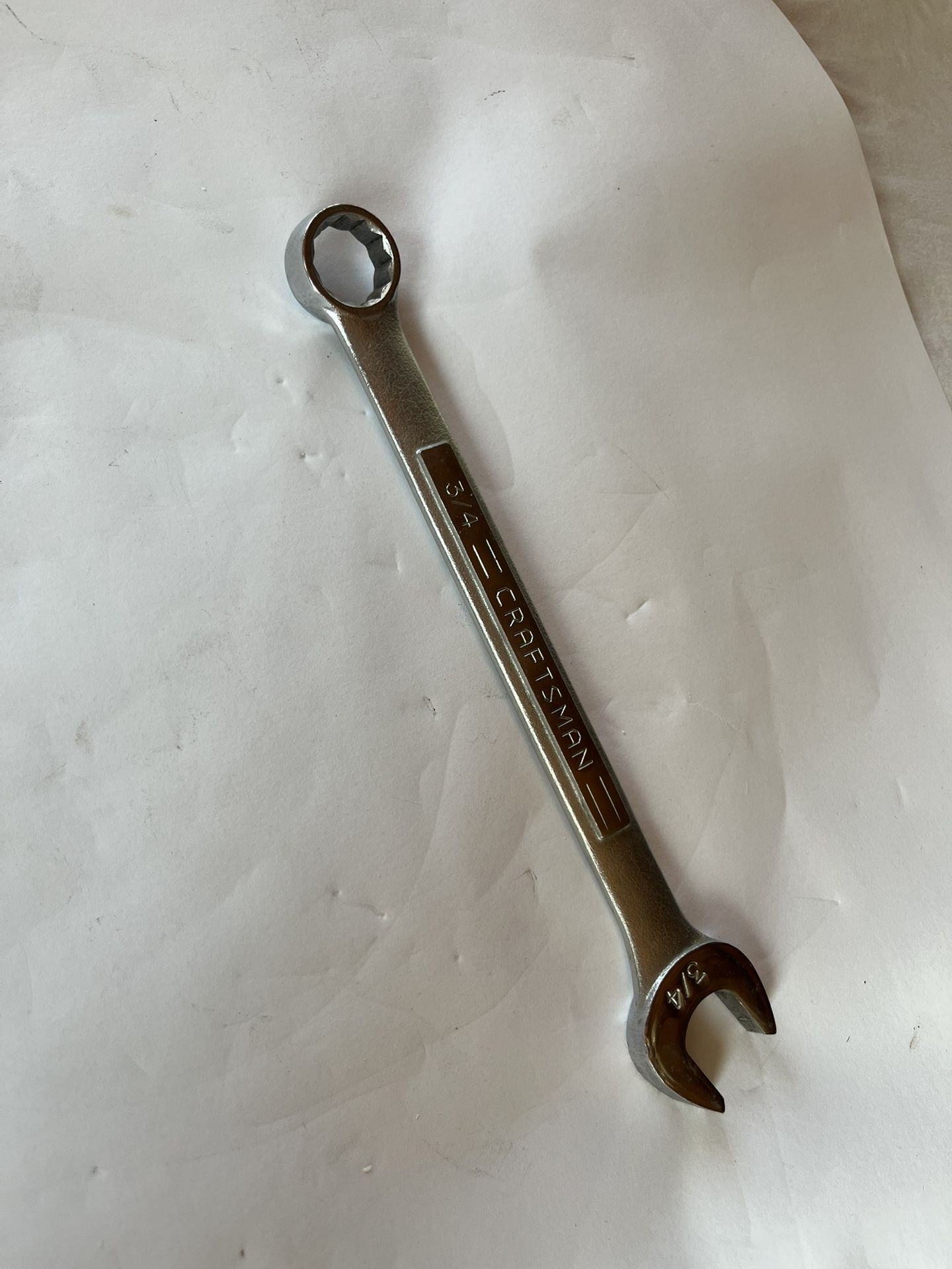 Craftsman 3/4” Combo Wrench