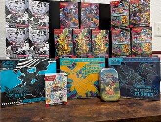 Pokémon TCG Booster Bundle and Elite Trainer Box Lot