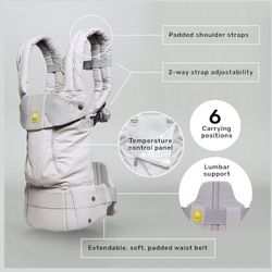 LÍLLÉbaby COMPLETE 6-in-1 All Seasons Baby Carrier ( Brand New, In Box ) For $45