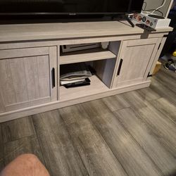 TV stand with storage space