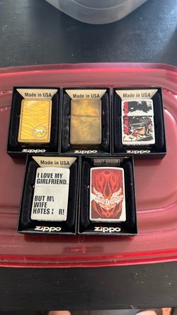 Worn Zippo Lighters