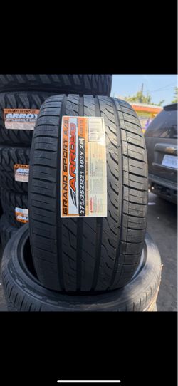 275/35/21 arroyo tires installed and balanced