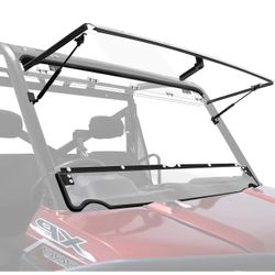 StarknightMT Ranger XP 1000 Flip Windshield, Ranger Front Full Windshield Compatible with Polaris Ranger XP 1000/ Crew XP 1000 2017-2025, Ranger 1000/