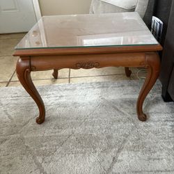 Vintage End/ Coffee Table Solid Wood