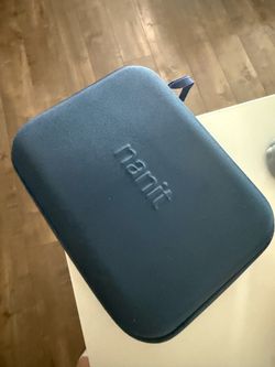 Nanit baby monitor with travel case