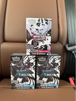 black bolt and white flare booster bundle