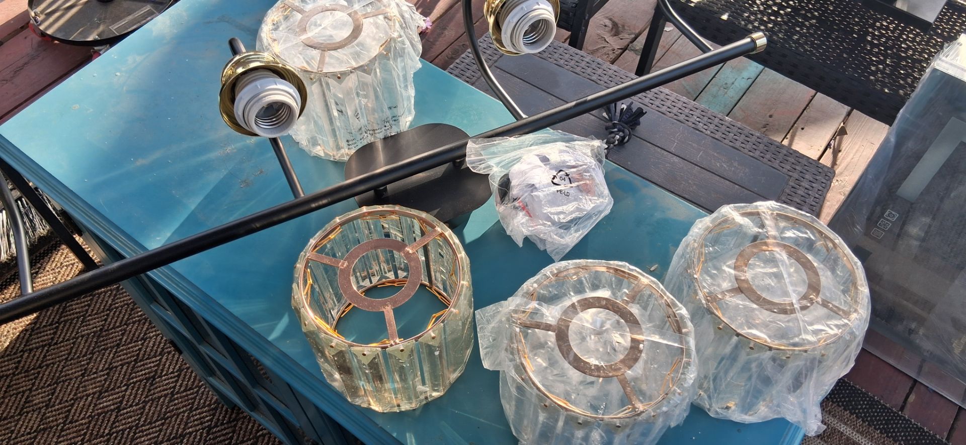 Bathroom light fixture new