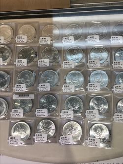 Sterling silver collectible coins